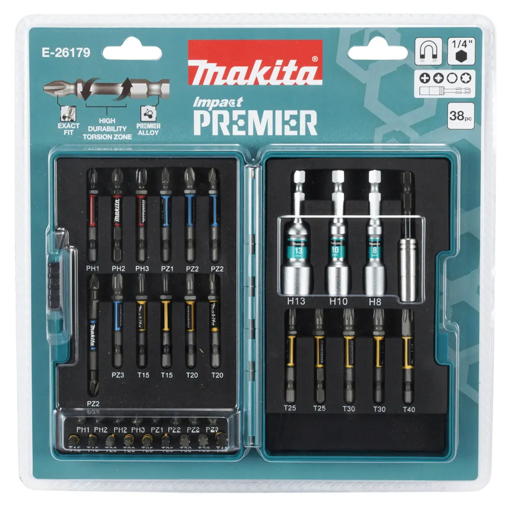 Insertos Box Impact Premier Makita E-26179