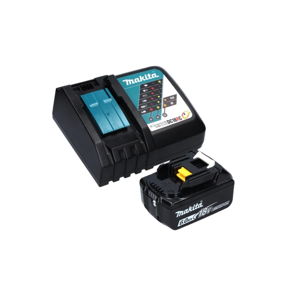 Lima de cinta sin cable Makita DBS 180 RG1 18 V 9 x 533 mm sin escobillas + 1x baterí recargable 6,0 Ah + cargador