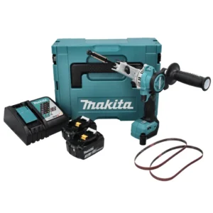 Lima de cinta sin cable Makita DBS 180 RFJ 18 V 9 x 533 mm sin escobillas + 2x baterí recargable 3,0 Ah + cargador + Makpac