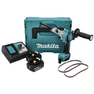 Lima de cinta sin cable Makita DBS 180 RGJ 18 V 9 x 533 mm sin escobillas + 2x baterí recargable 6,0 Ah + cargador + Makpac