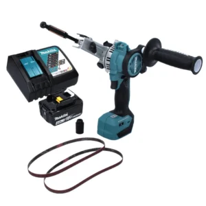 Lima de cinta sin cable Makita DBS 180 RM1 18 V 9 x 533 mm sin escobillas + 1x baterí recargable 4,0 Ah + cargador