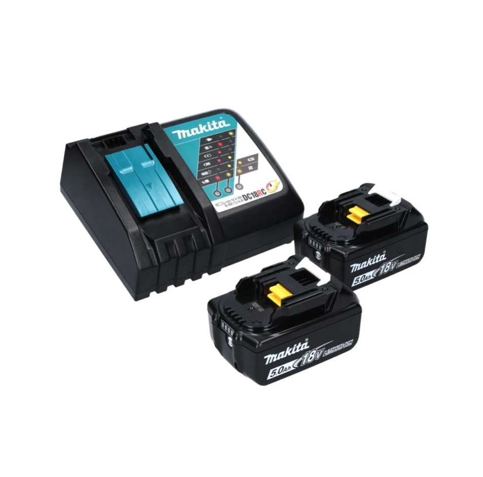 Lima de cinta sin cable Makita DBS 180 RT 18 V 9 x 533 mm sin escobillas + 2x baterí recargable 5,0 Ah + cargador
