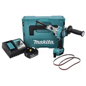 Makita DBS 180 RG1J Lima de cinta sin cable 18 V 9 x 533 mm sin escobillas + 1x baterí recargable 6,0 Ah + cargador + Makpac
