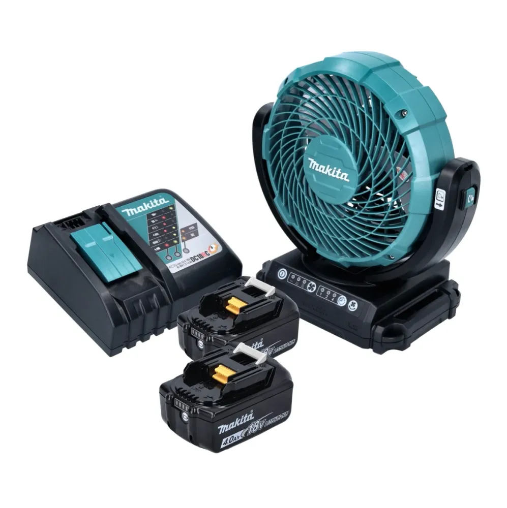 Makita DCF 102 RM ventilador sin cable 18 V 18 cm + 2x baterí 4,0 Ah + cargador