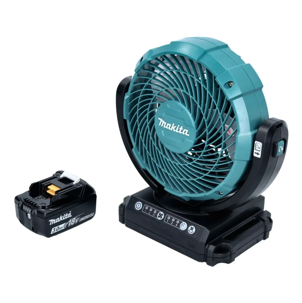 Makita DCF 102 F1 ventilador sin cable 18 V 18 cm + 1x baterí recargable 3,0 Ah - sin cargador