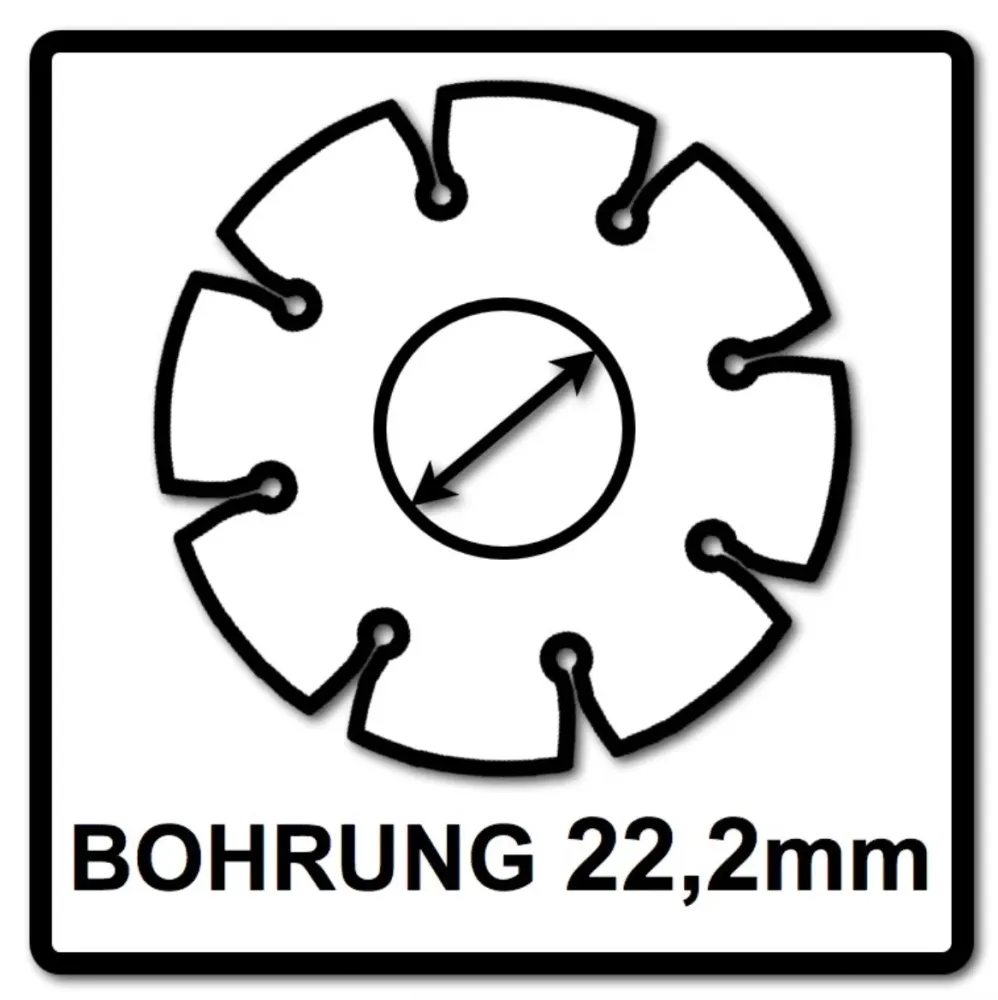 Makita Diamak 230 mm 1 pieza (D-61145) disco de corte de diamante para piedra, soporte para hormigón 22,23 mm