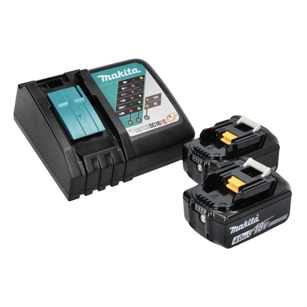 Makita DPV 300 RM Lijadora Pulidora sin cable 18 V 50 / 80 mm Sin escobillas + 2x 4.0 Ah baterí + cargador
