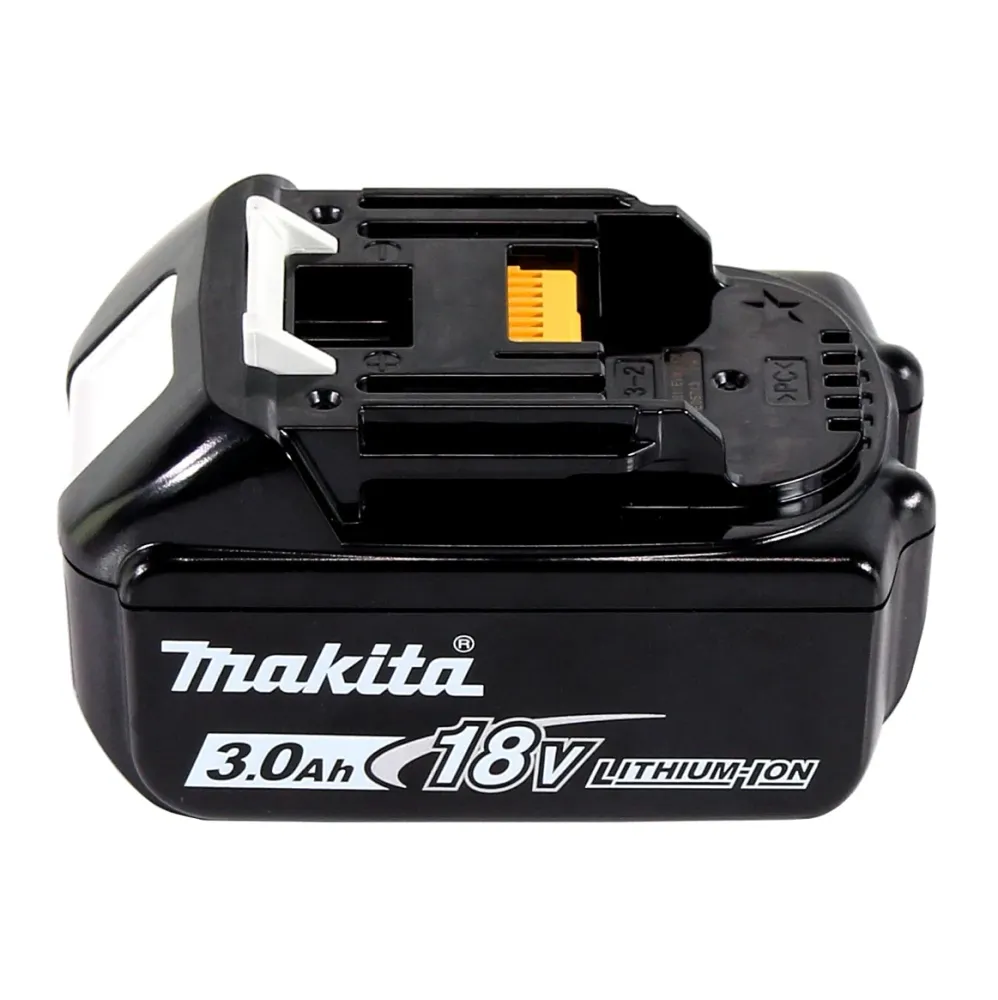 Makita DPV300F1J Pulidora sin cable 18 V - 50 / 80mm - Sin escobillas + 1x Baterí 3.0 Ah + Caja Makpac - sin cargador