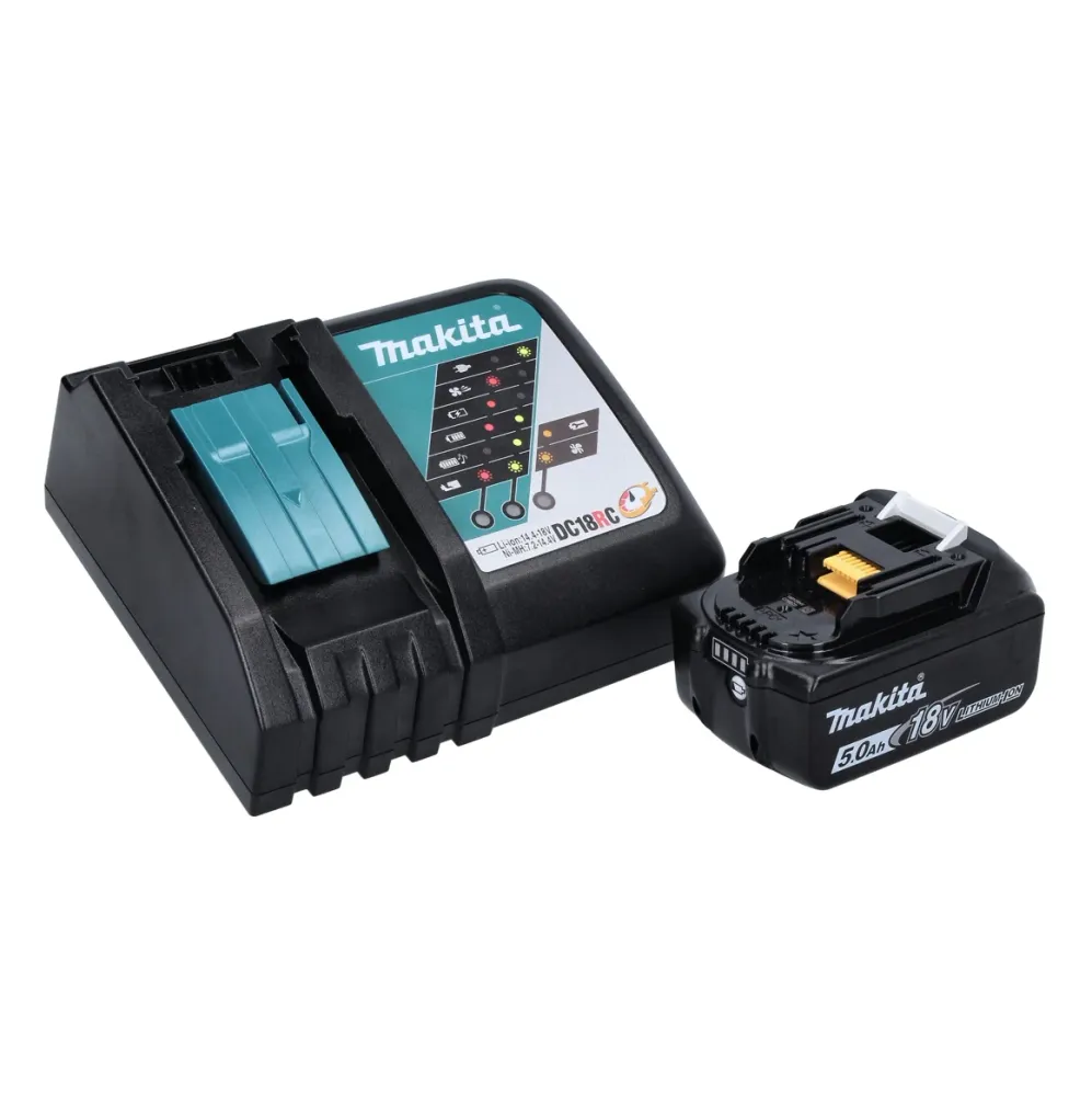 Makita DPV300RT1J Lijadora-pulidora sin cable 50/80 mm 18V sin escobillas + 1x Baterí 5.0 Ah + Cargador + Makpac