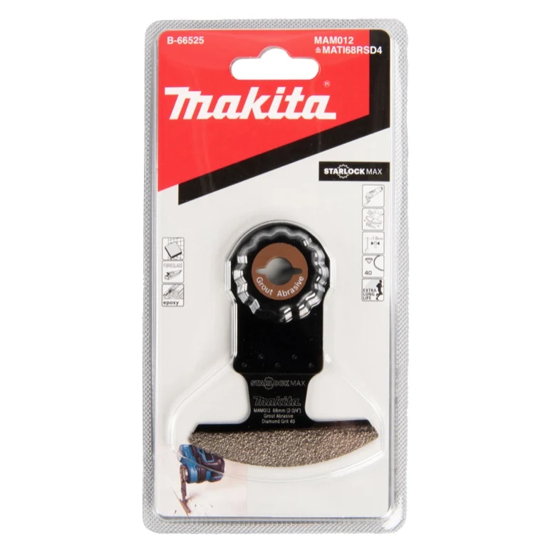 Makita MAM012 Hoja de sierra segmentada 68x10 mm - Starlock Max - 2 piezas. (2x B-66525)