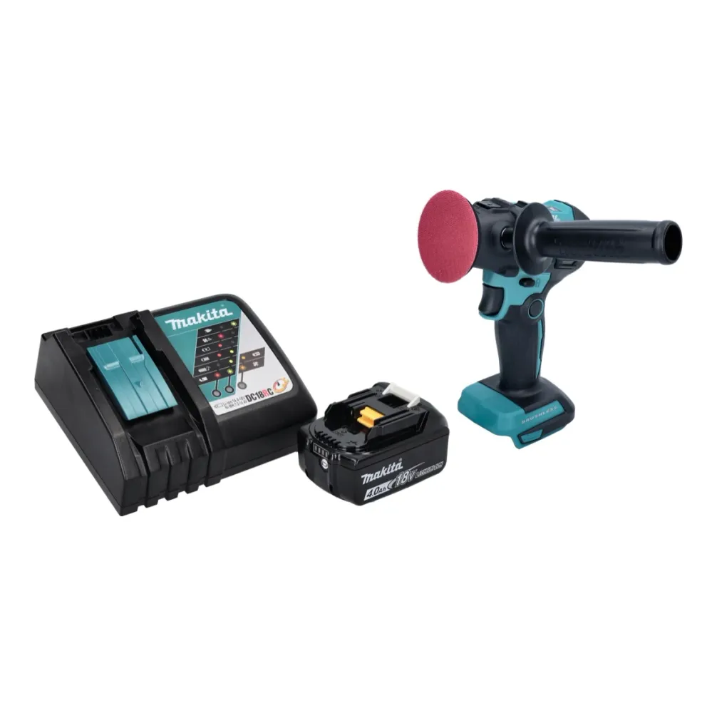 Pulidora sin cable Makita DPV 300 RM1 18 V 50 / 80 mm sin escobillas + 1x baterí 4.0 Ah + cargador