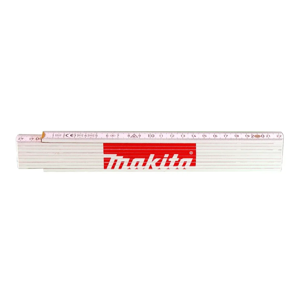 Regla plegable Makita escala 200 cm de madera - plegable