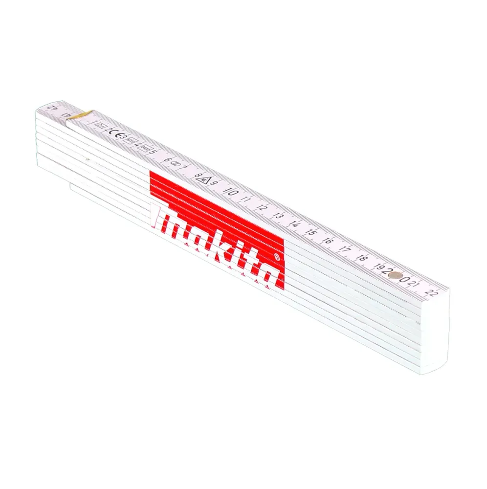 Regla plegable Makita escala 200 cm de madera - plegable
