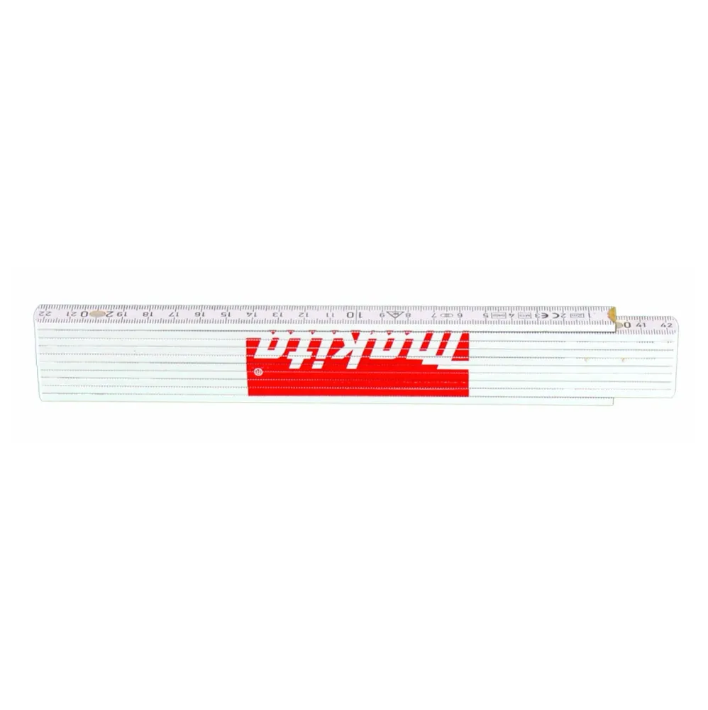 Regla plegable Makita escala 200 cm de madera - plegable
