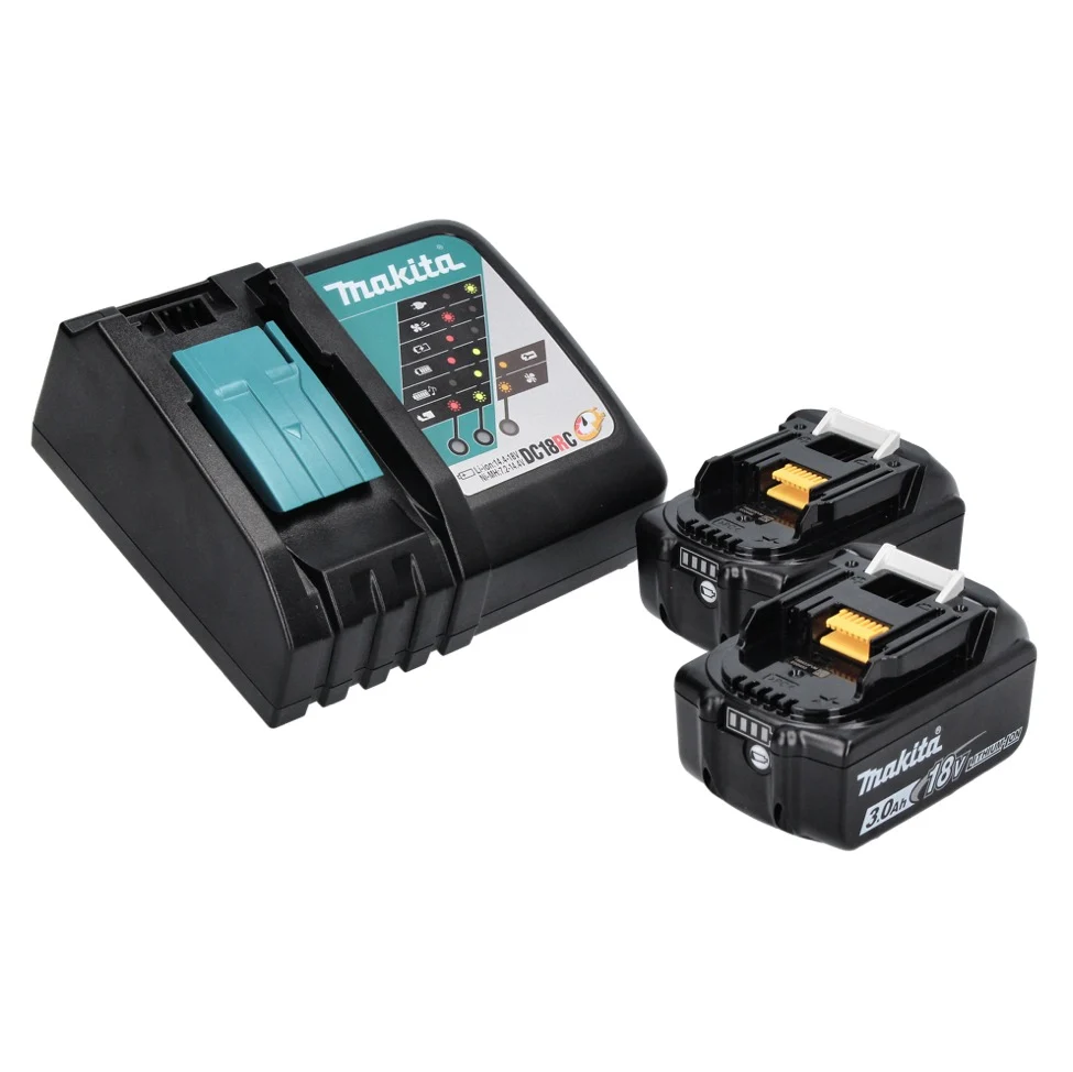 Sierra circular sin cable Makita DCC 500 RFJ 125 mm sin escobillas 18 V + 2x 3.0 Ah Baterías + Cargador + Maletín Makpac