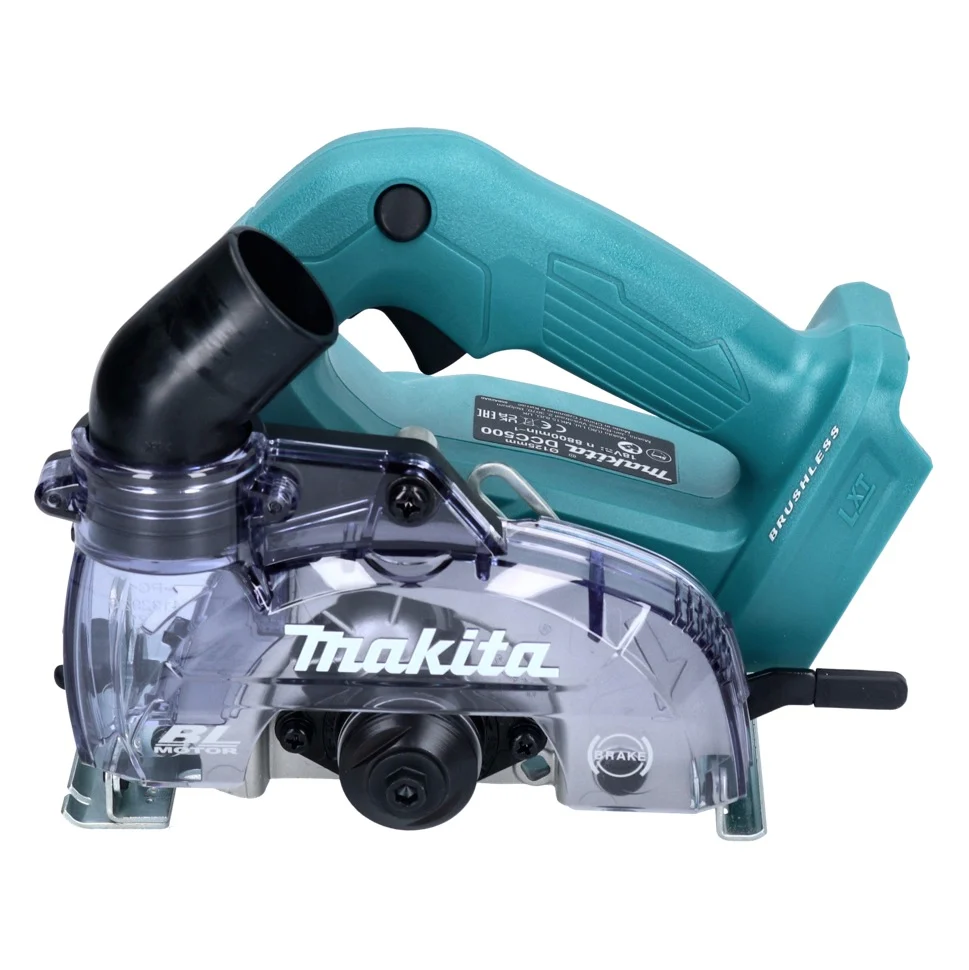 Sierra circular sin cable Makita DCC 500 RF1J 125 mm sin escobillas 18 V + 1x Baterí 3.0 Ah + Cargador + Maletín Makpac
