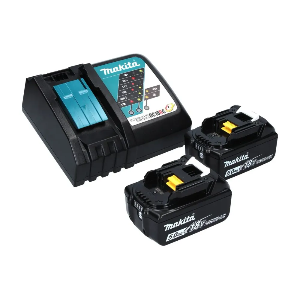 Sierra para cartón yeso con baterí Makita DSD 180 RT 18 V + 2 baterías de 5,0 Ah + cargador