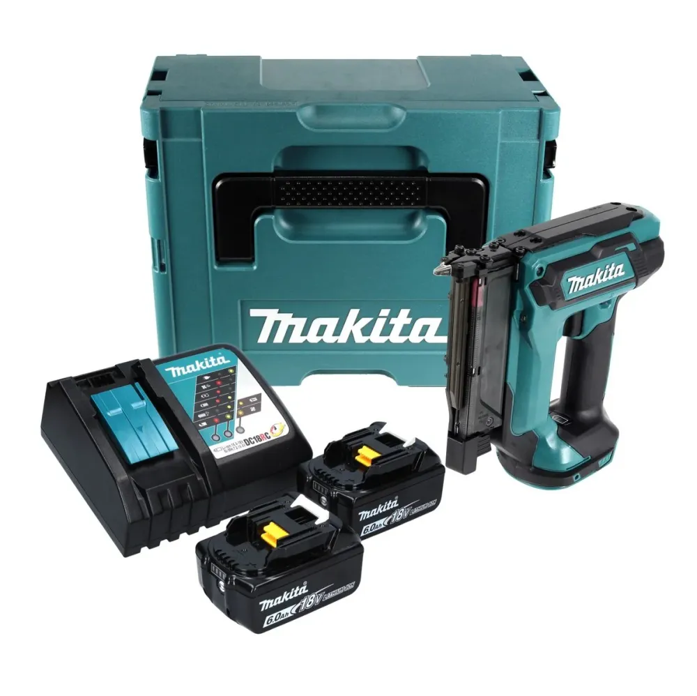 Tachonadora sin cable Makita DPT 353 RGJ 18 V + 2x baterí recargable 6,0 Ah + cargador + Makpac