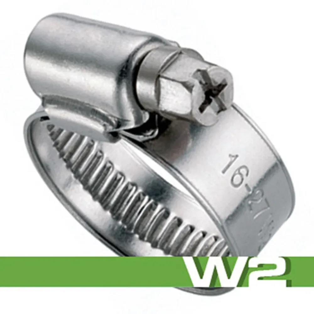 Maletín 105 abrazaderas metálicas SIN FIN – 9 mm. Inox A2 (AISI 304) / Cincadas W2. Con atornillador flexible hexagonal.
