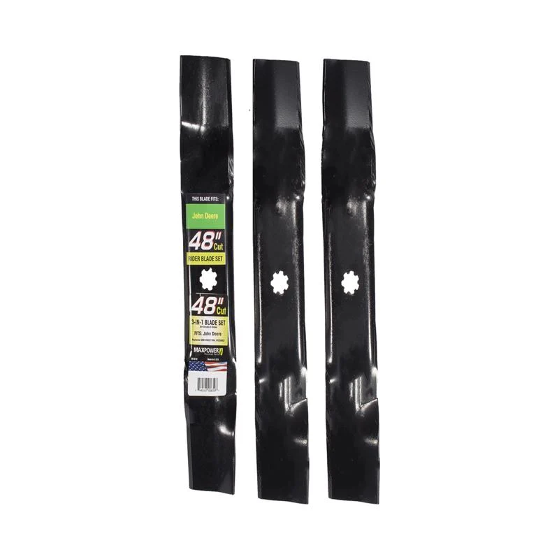 JUEGO DE CUCHILLAS 3N1 JD 48" DS MaxPower