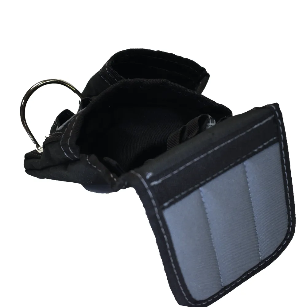(1DMX-23020Q) PORTAHERRAMIENTA P/CARPINTERO NYLON NEGRO MCGUIRE-NICHOLAS