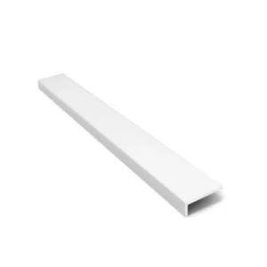 Canto U de aluminio para placa de 18mm Color Blanco Meaton