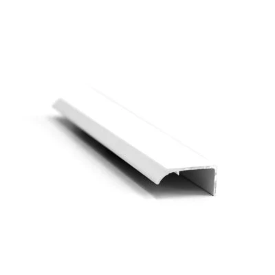 Perfil tirador tipo pestañ color blanco 2.6m de encastre Meaton