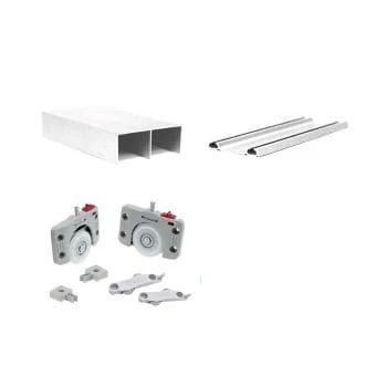 Rieles Correderas Para Puertas Corredizas Placard 3mt Blanco Meaton