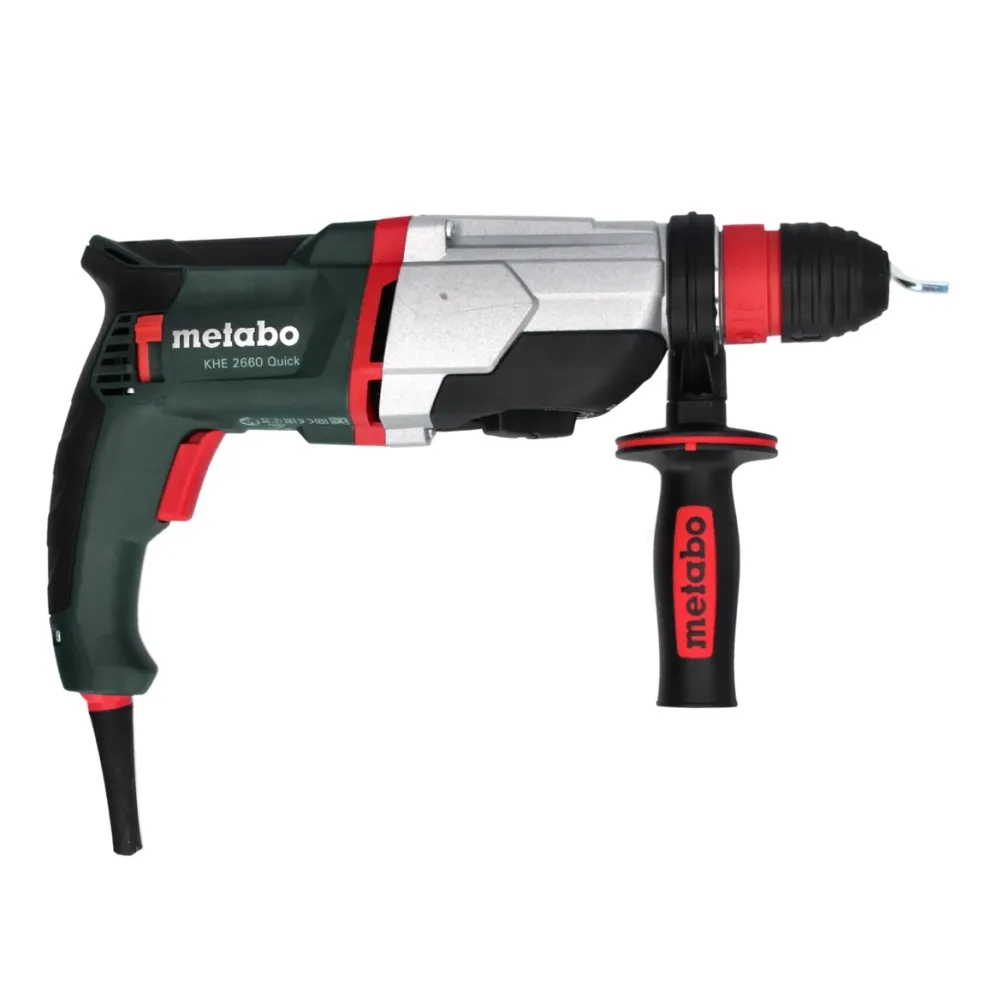 Martillo combinado rápido Metabo KHE 2660 850 W 3 J SDS plus + juego metaBOX (600663500)