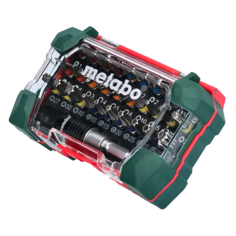 Metabo Caja de puntas SP 25 mm 32 uds. (626700000) Philips / Pozidriv / Ranurada / Torx / Allen