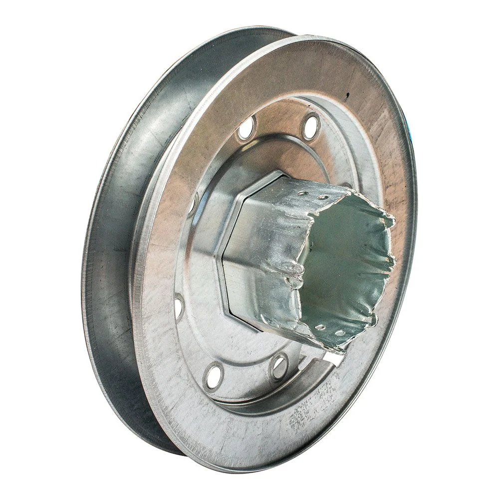 POLEA METALICA CON ESPIGA PR19 ZINCADO 150 mm MICEL