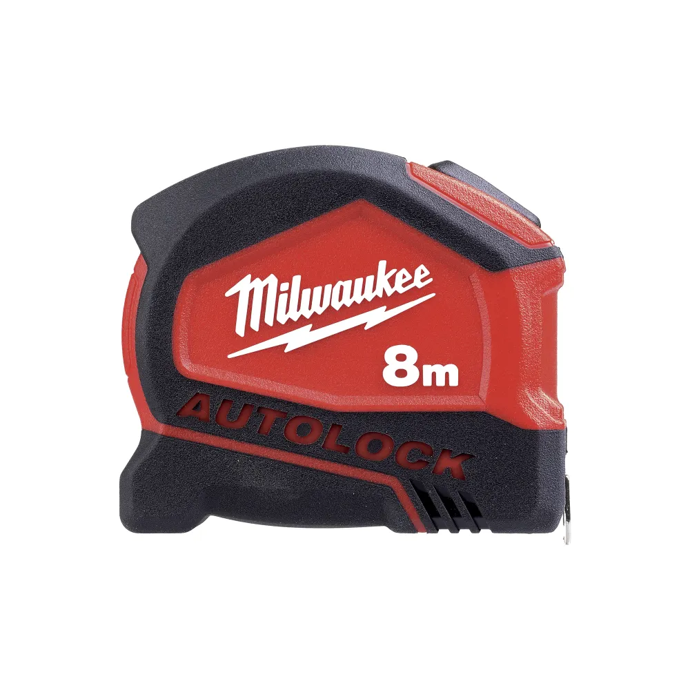 Cinta métrica con bloqueo automático Milwaukee 8 metros