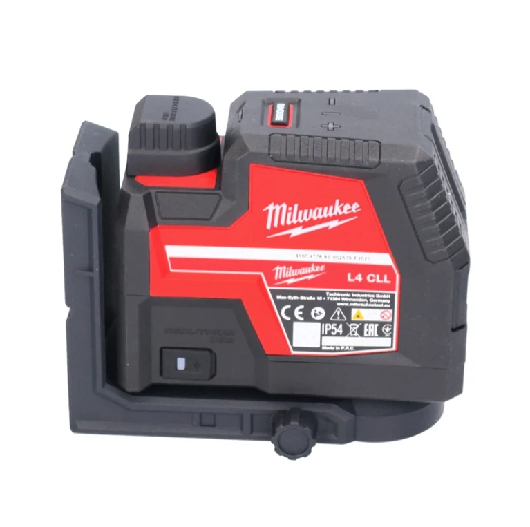Milwaukee L4 CLL-301C Láser Verde 2 líneas 30m 4V Clase2 + Baterí 3 Ah + Clip para carril + Maletín (4933478243)