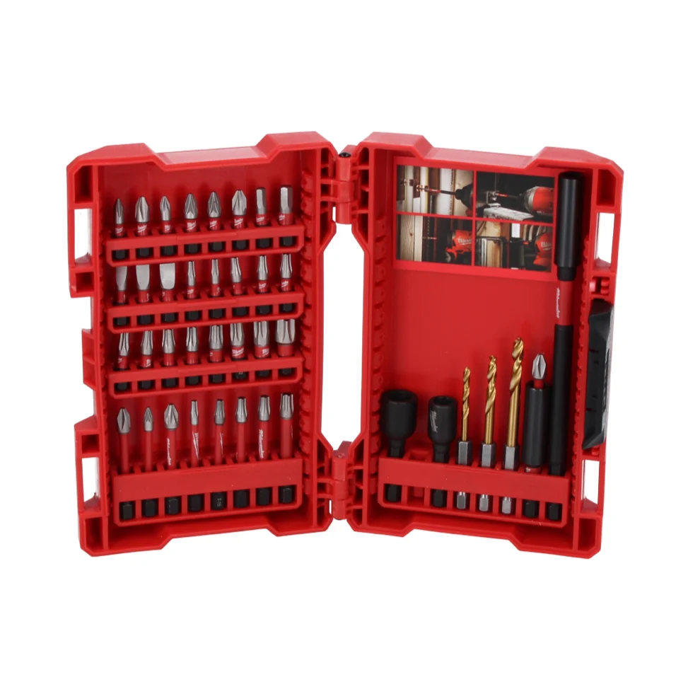Milwaukee Gen II Shockwave Bit Drill Set 40 piezas ( 4932430908 ) Resistente impactos para llaves de impacto