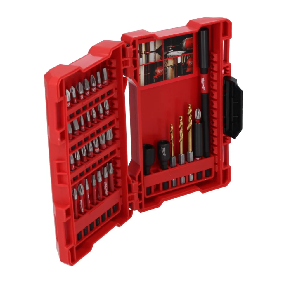 Milwaukee Gen II Shockwave Bit Drill Set 40 piezas ( 4932430908 ) Resistente impactos para llaves de impacto