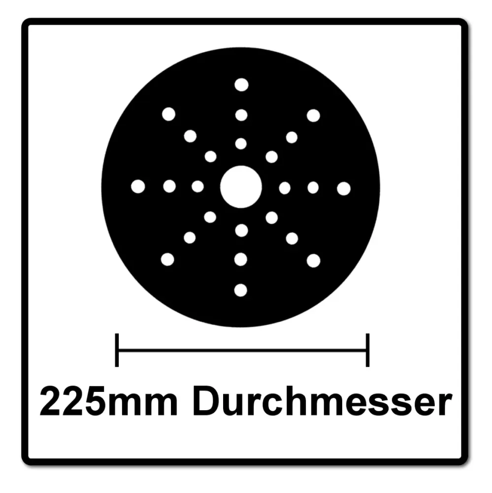 Almohadilla blanda Mirka para lijadora de pared y techo LEROS 3 piezas 225 mm (MIW9534611)