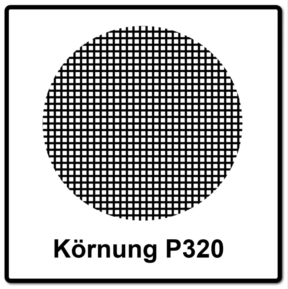 Discos abrasivos Mirka ABRANET Grip 125mm P320 50 piezas (5423205032)