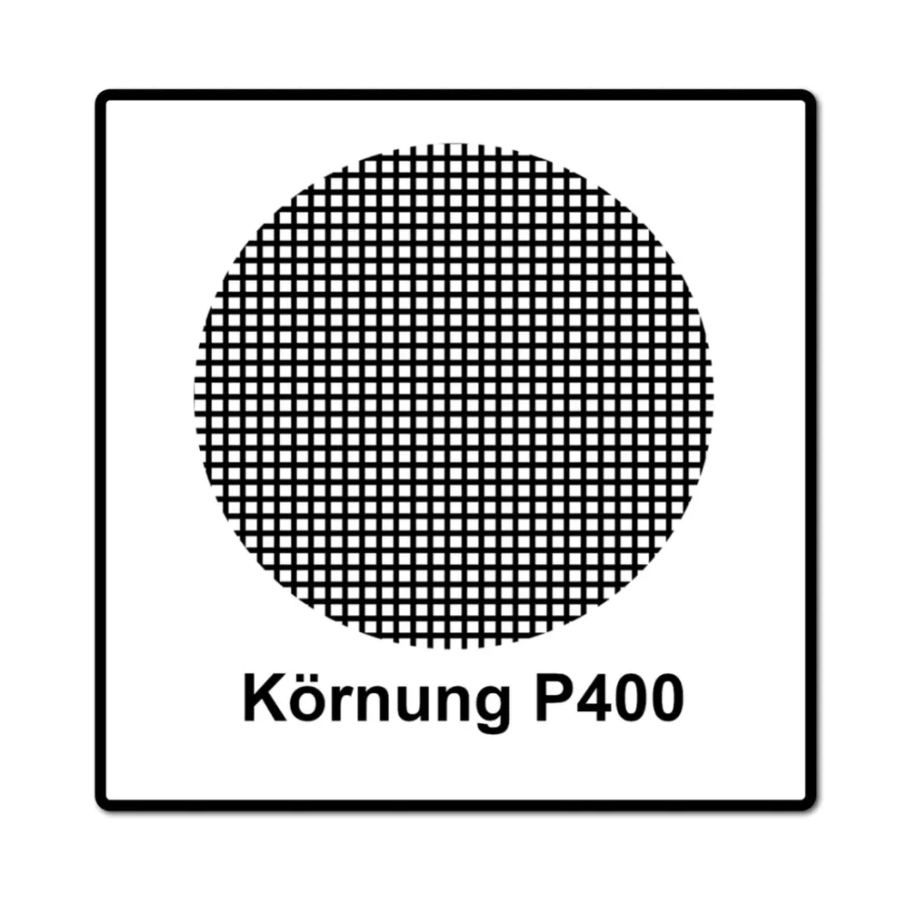 Discos abrasivos Mirka ABRANET grip 150mm P400 200 piezas. (4x 424105041)