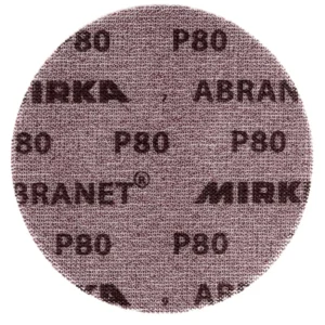 Discos abrasivos Mirka ABRANET grip 150mm P80 50 piezas ( 5424105080 )