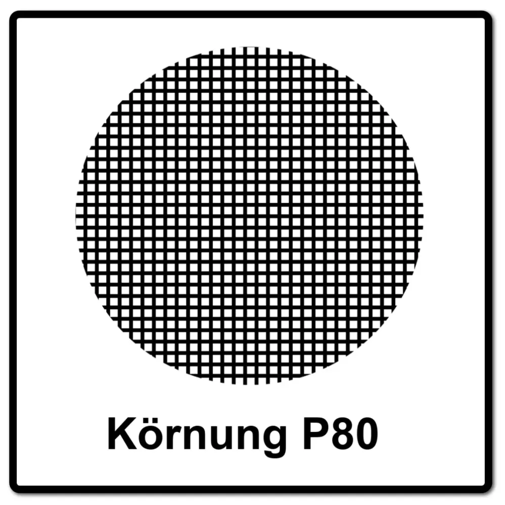 Discos abrasivos Mirka ABRANET grip 150mm P80 50 piezas ( 5424105080 )