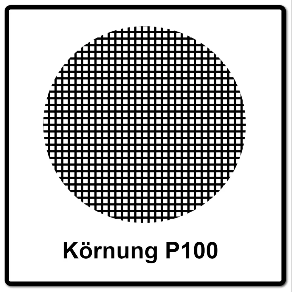 Discos abrasivos Mirka ABRANET Grip 225 mm P100 25 piezas (5422302510)