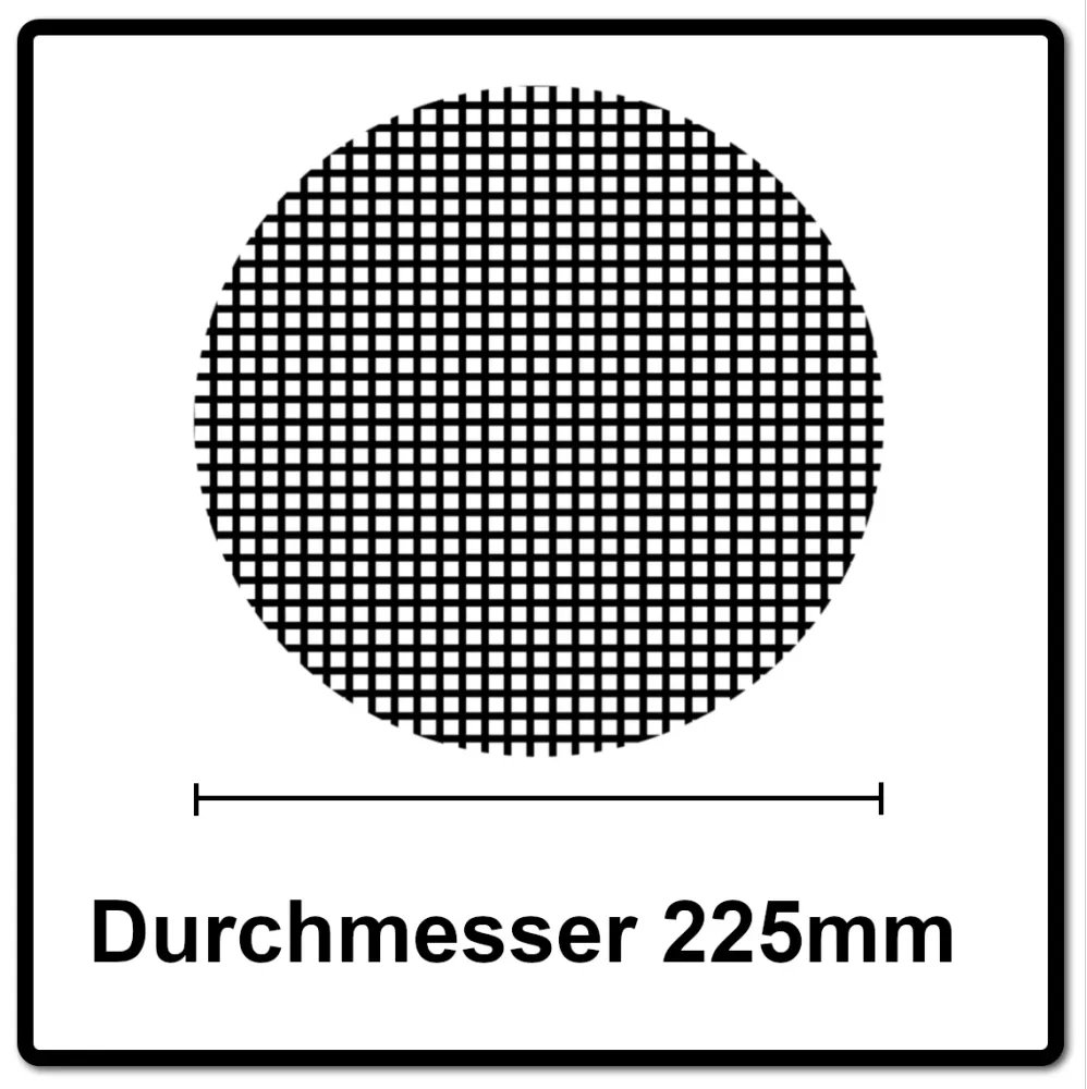 Discos abrasivos Mirka ABRANET Grip 225 mm P100 25 piezas (5422302510)