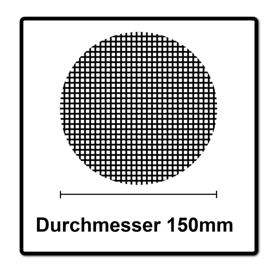 Discos de lijado Mirka BASECUT 150 mm P60 200 piezas (4x 2261105060) Agarre 15 agujeros
