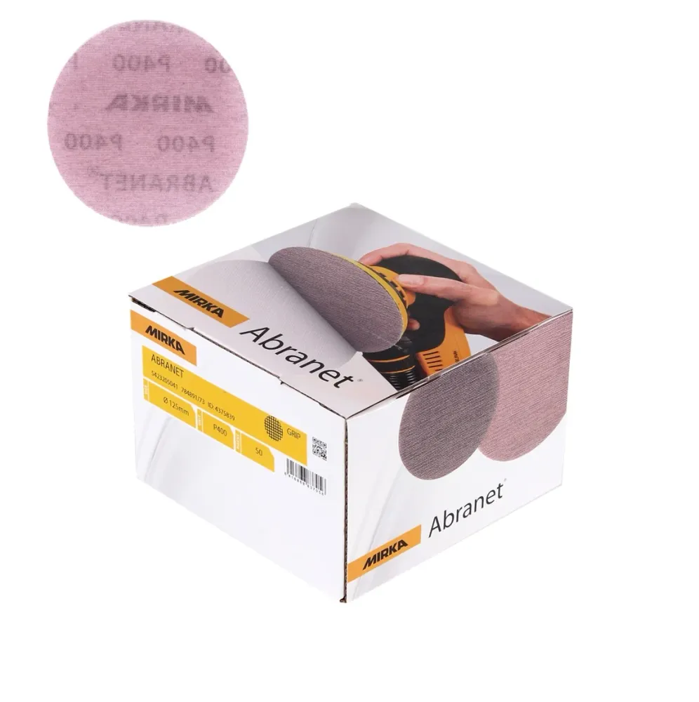 Mirka ABRANET 125mm Puño P400, 50/paquete (5423205041)