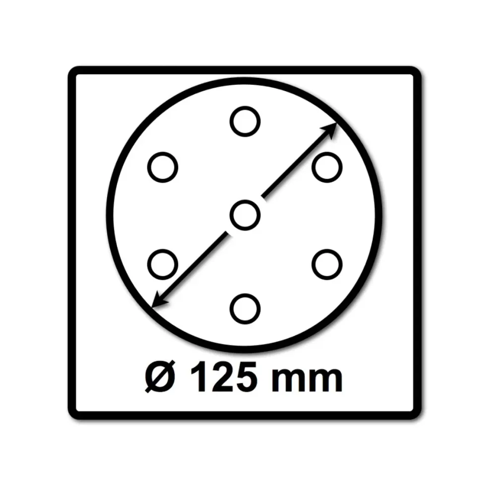 Mirka ABRANET 125mm Puño P400, 50/paquete (5423205041)
