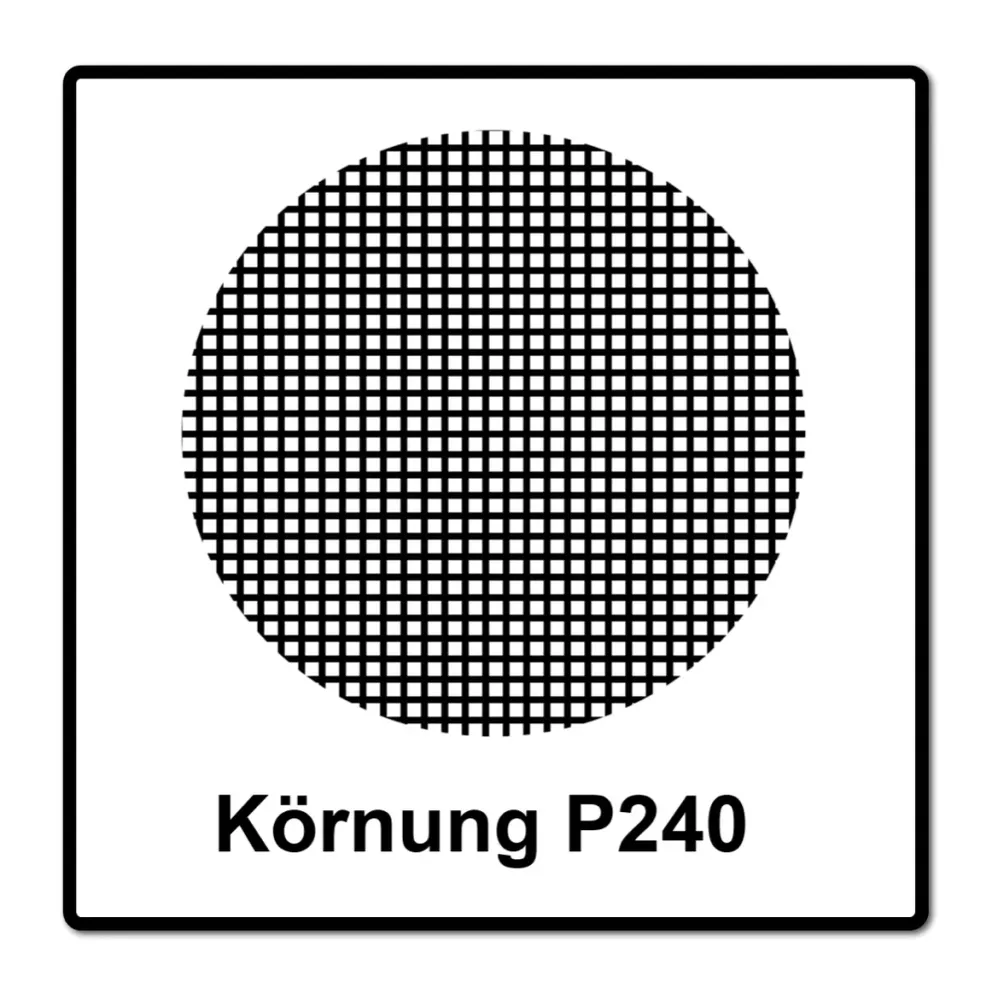 Mirka ABRANET empuñadura de disco abrasivo Ø 77 mm diámetro P240 50 piezas ( 5420305025 )