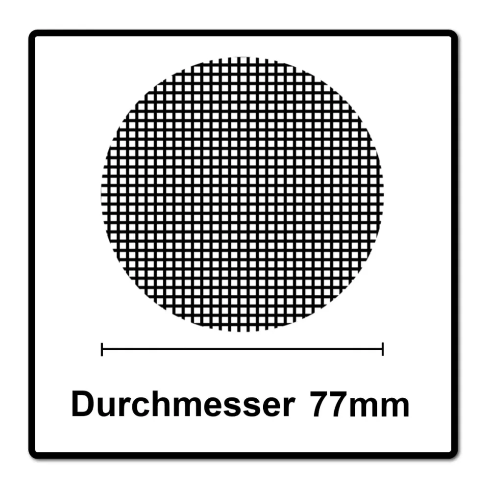 Mirka ABRANET empuñadura de disco abrasivo Ø 77 mm diámetro P240 50 piezas ( 5420305025 )