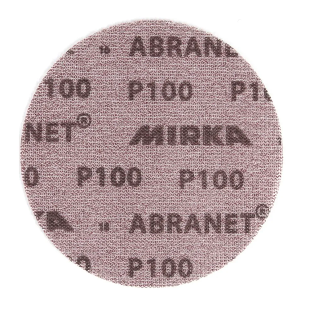 Mirka ABRANET Juego: Discos de lija 150mm - Grano P100 - 100 uds. (2x 5424105010)