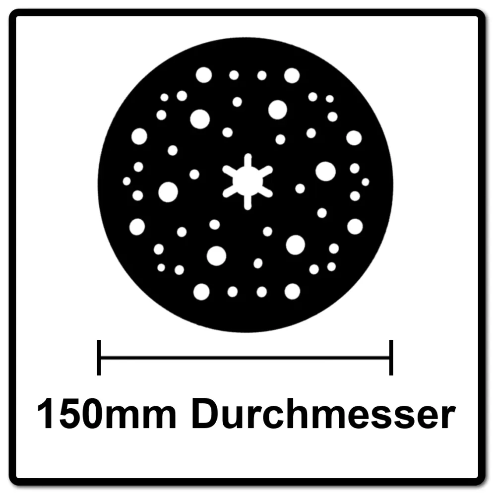 Mirka Abranet Juego de empuñaduras de discos de lijado 2x 150 mm blandos (2x 8292605031)