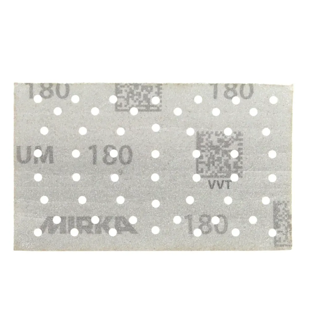 Tiras abrasivas Mirka IRIDIUM Grip 81x133mm K180, 100 piezas ( 246B109918 )